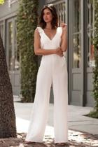  Beth Ruffle-strap Jumpsuit