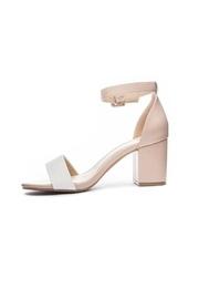  Nude Heeled Sandal
