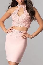  Lacy Tie-back Dress