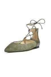  Rosie Suede Lace Up Flat