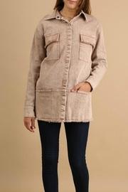  Midlength Denim Jacket