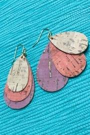 Peach Cork Earrings