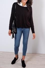  Textured Dot Pullover