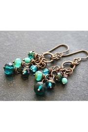  Glass Cluster Earrings