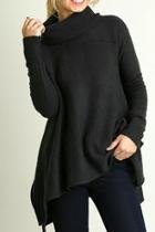  A Line Cowl Sweater