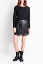  Jaliz Leather Skirt