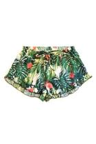  Tropical Ruffle Shorts