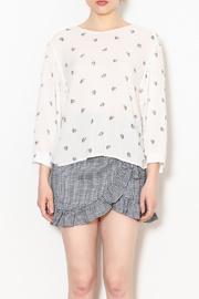  Peacock Floral Blouse