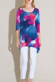  Slit V-neckline Tunic