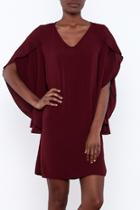  Cascade Sleeve Dress