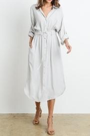  Waist Tie Midi-dress