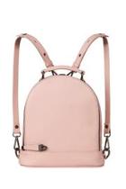  Blush Leather Backpack