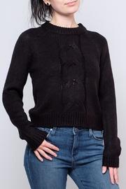  Cropped Cableknit Sweater