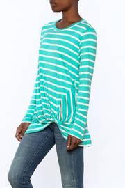  Striped Knot Top