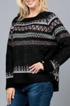  Tribal Sprinkle Sweater