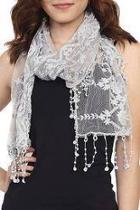  Floral Lace Scarf