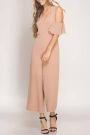  Blush Cropped Jumpsuit