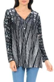  Abstract Button-up Cardigan