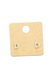  Initial Stud Earrings