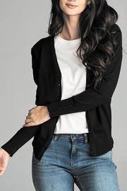  Long-sleeve V-neck Cardigan
