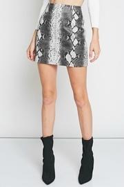  Vegan Snakeskin Skirt