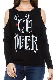 Deer Printed Top