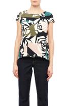  Textured Print Top