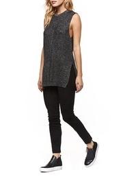  Metallic Tunic Sweater