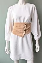  Drape Twill Dress