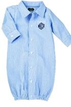  Monogrammed Oxford Gown