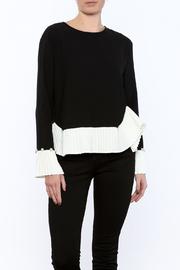  Pearls And Pleats Cuff Top