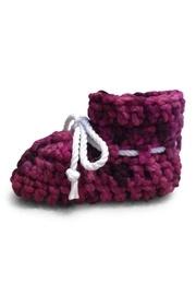  Raspberry Wool Slipper