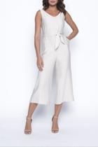  Champagne Tie Jumpsuit