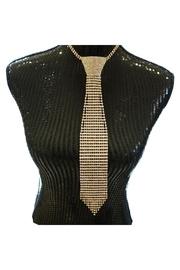  Long Rhinestone Tie-necklace