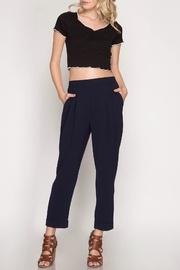 Cropped Woven Pants