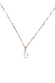  Gold Crystal Drop Necklace