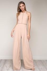  Nude Halter Jumpsuit