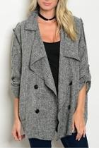  Charcoal Trench Coat