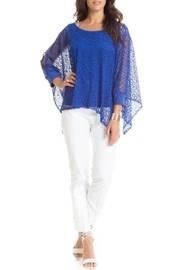 Feminine Royal Blue Top