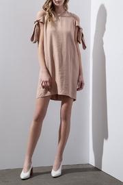  Side Tie Shift Dress