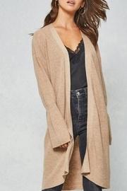  Beige Ribbed Cardigan
