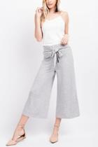  French-terry Culotte Pants