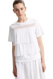 Pleat-front T-shirt