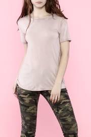  Mauve Tie Back Top