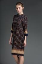 Matrix Print Dress