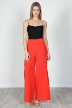  Red Slit Pants