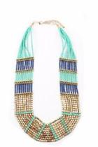  Stacked Beaded Necklace
