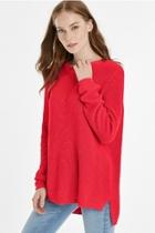  Crimson Shaker Sweater