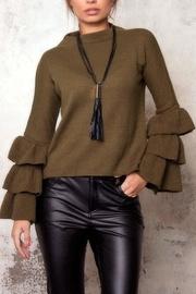  Celestian Ruffle Sweater