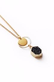  Black Drusy Necklace